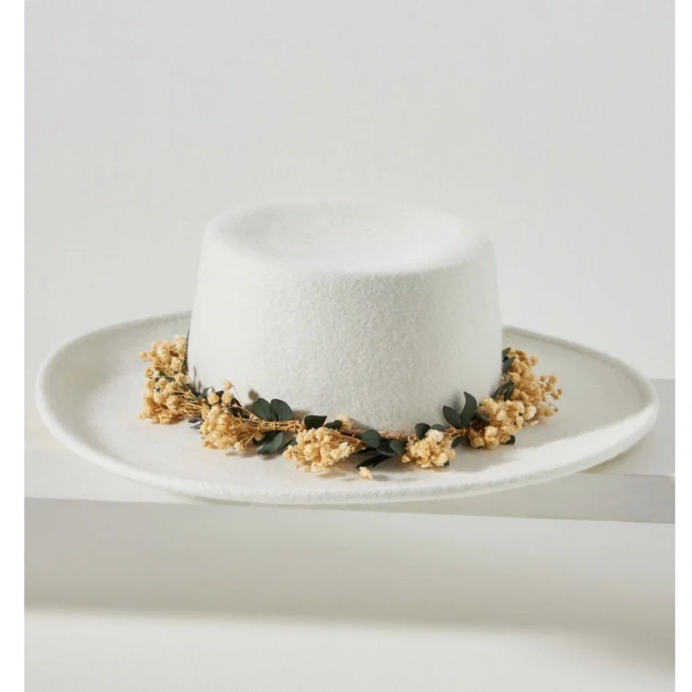 NWT Anthropologie San Diego Hat Co Boater Bliss - Picture 2 of 4